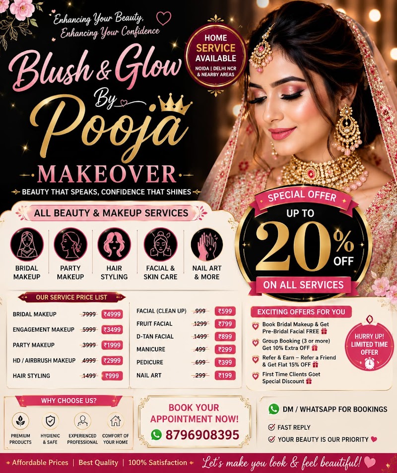 Blush & Glow by Pooja Makeover